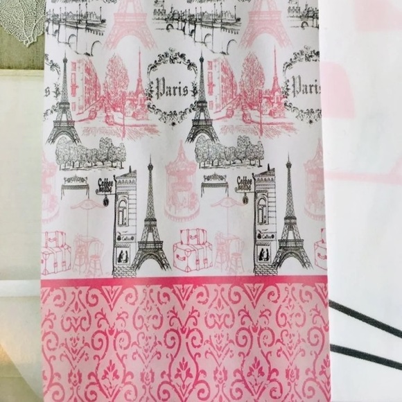Paris Landmarks Peva Shower Curtain Eiffel Tower - Picture 7 of 7